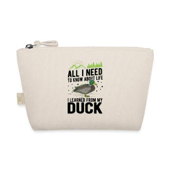 Duck Gift Duck Breeder - Organic Pouch - nature - Front