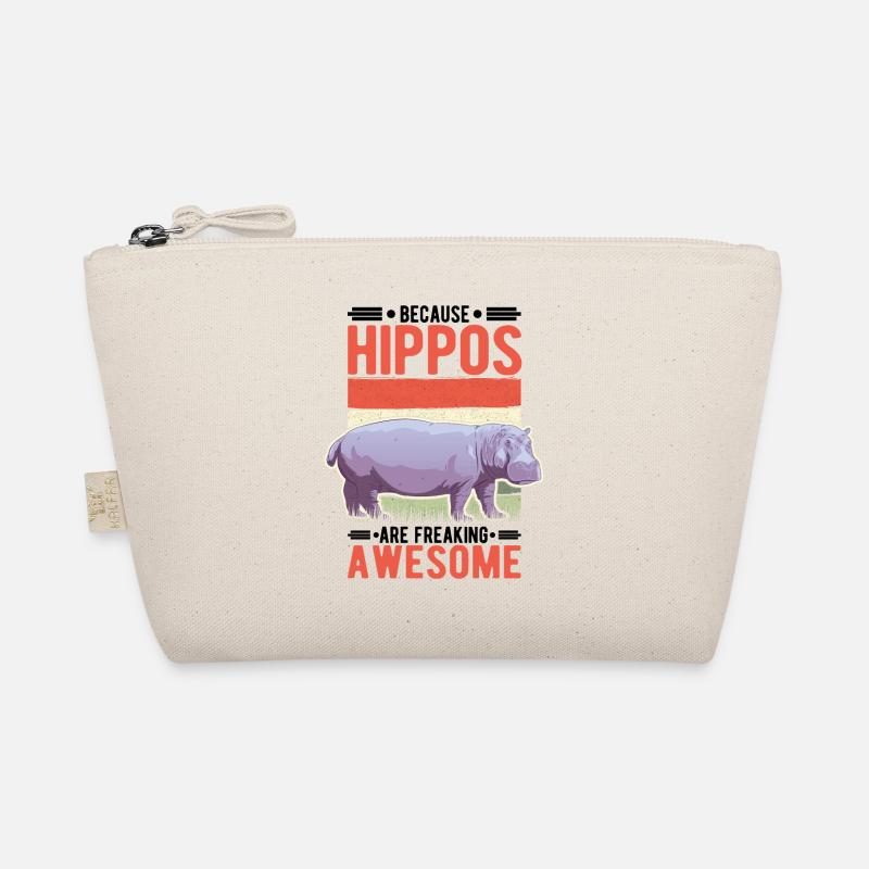 Nilpferd Geschenk Hippo Flusspferd Bio-Täschchen