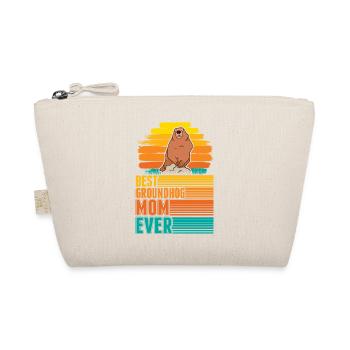 Murmeltier Mama Groundhog Mom Woodchuck - Organic Pouch - nature - Front