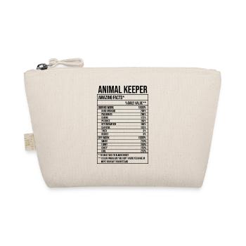 Amazing Facts Animal Keeper During Work Zoo Keeper - Bio-Täschchen - Natur - Vorne