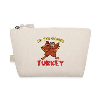I'm The Gamer Turkey Video Gaming Thanksgiving - Organic Pouch - nature - Front