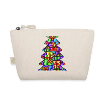 Christmas Christmas tree from gifts - Organic Pouch - nature - Front