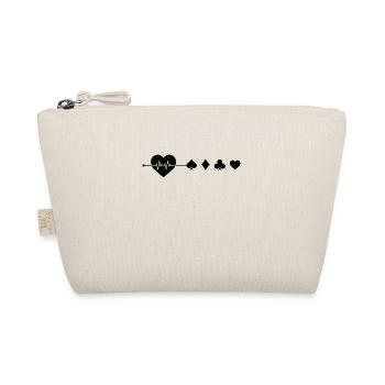 Poker heartbeat - Organic Pouch - nature - Front