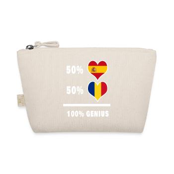Rumänien und Spanien Genie / Geschenk - Bio-Täschchen - Natur - Vorne