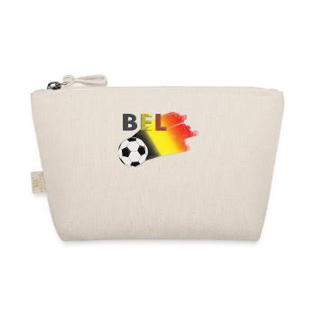 Fahne Belgien - Bio-Täschchen - Natur - Vorne