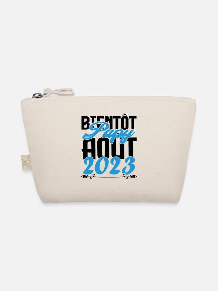Annonce grossesse bientôt Papy Aout 2023. août. - Trousse biologique - nature - Devant