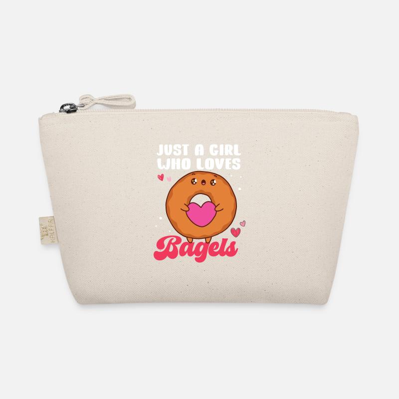 Nur ein Mädchen, das Bagels liebt Bio-Täschchen