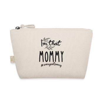 Ich bin diese Mama - Mutter - Bio-Täschchen - Natur - Vorne