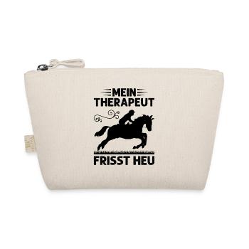 Mein Therapeut Frisst Heu Reitkultur - Bio-Täschchen - Natur - Vorne