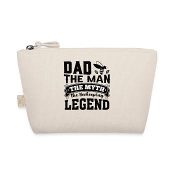 Beekeepers Papa Funny Daddy Proverbs Father's Day - Organic Pouch - nature - Front
