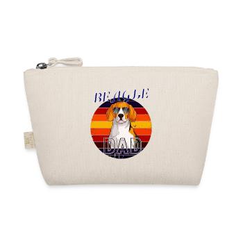 Beagle Dad Retro Dog Lover Dad Ever Beagle Father - Trousse biologique - nature - Devant