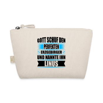 Erzgebirge Mann Namen Sachsen Linus - Bio-Täschchen - Natur - Vorne