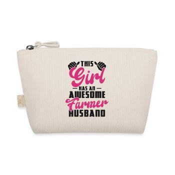 Farming Farmer Husband This Girl - Organic Pouch - nature - Front
