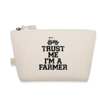 Farming Farmer Vintage Tractor - Bio-Täschchen - Natur - Vorne