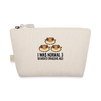 I Was Normal 3 Bearded Dragons Ago Pet Bearded - Organic Pouch - nature - Front