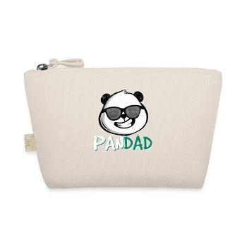 Pandad Mens Panda Bear Dad Coolest Father Fun Fath - Organic Pouch - nature - Front