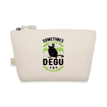 Degu owner shrub rat forest degu - Organic Pouch - nature - Front
