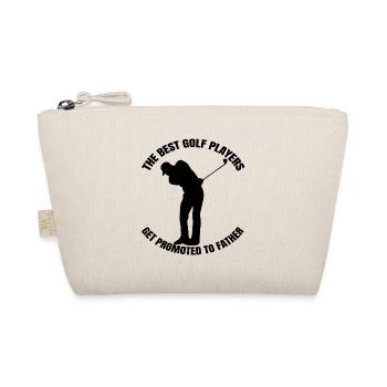 Golf Dad Golfspieler Vater Golfball Golfschläger - Bio-Täschchen - Natur - Vorne