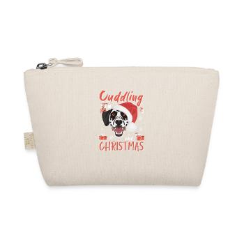 Dalmatian Merry Christmas - Organic Pouch - nature - Front