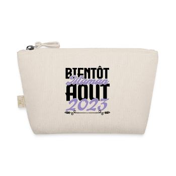 Annonce grossesse. bientôt Maman Aout 2023. août - Trousse biologique - nature - Devant
