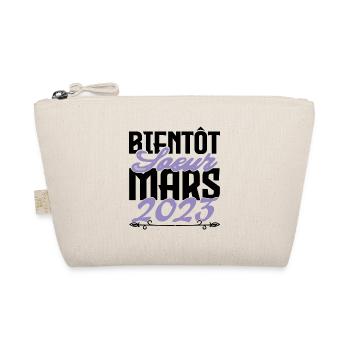 Annonce grossesse. bientôt Sœur Mars 2023.soeur - Trousse biologique - nature - Devant