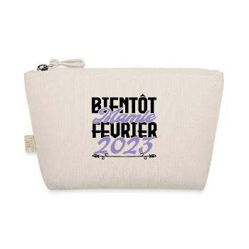 Annonce grossesse. bientôt Mamie Février 2023. - Trousse biologique - nature - Devant