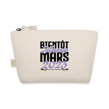 Annonce grossesse. bientôt Mamie Mars 2023. - Trousse biologique - nature - Devant