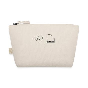 Piano Piano Heartbeat - Organic Pouch - nature - Front