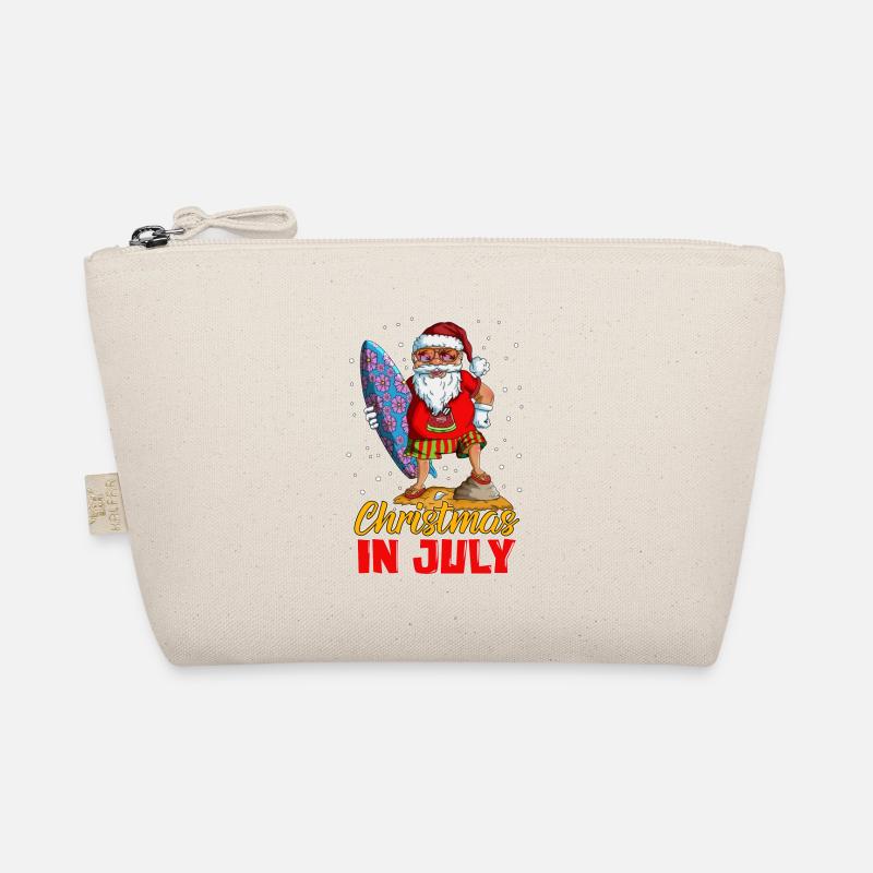 Surfer Christmas on holiday Beach outfit Leisure Organic Pouch