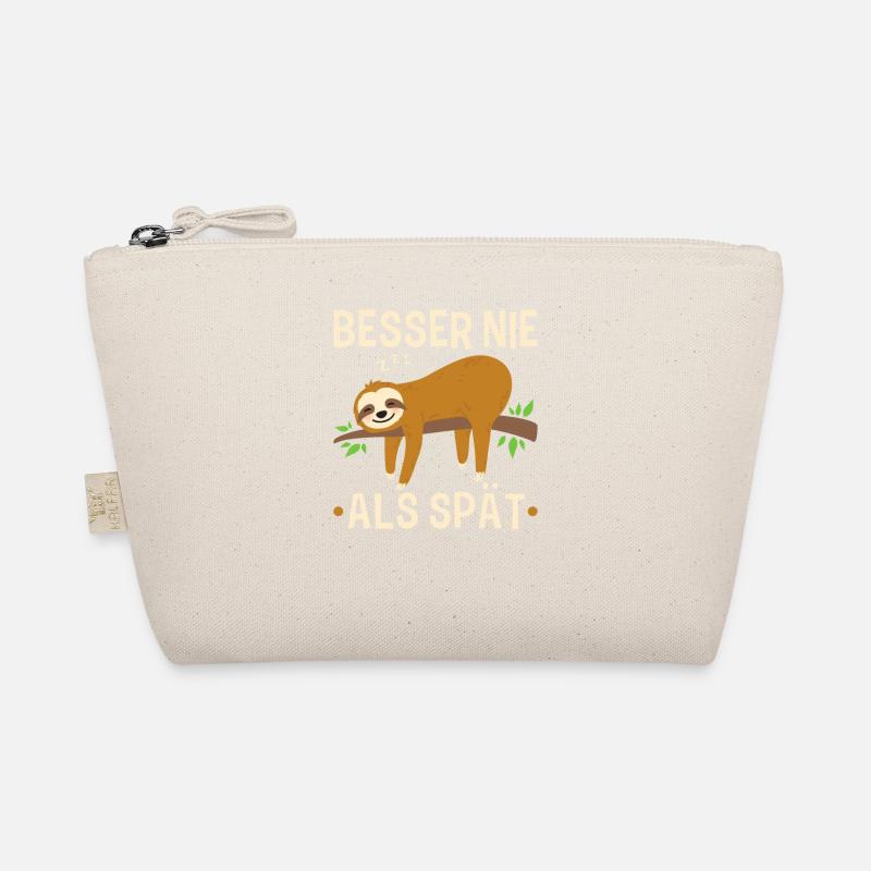 Faultier Spruch Sloth Büro Faulenzer Bio-Täschchen