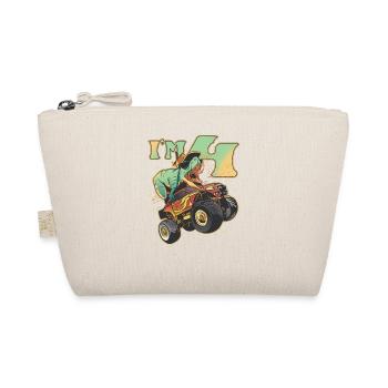 Birthday 4 years 4th birthday - Organic Pouch - nature - Front