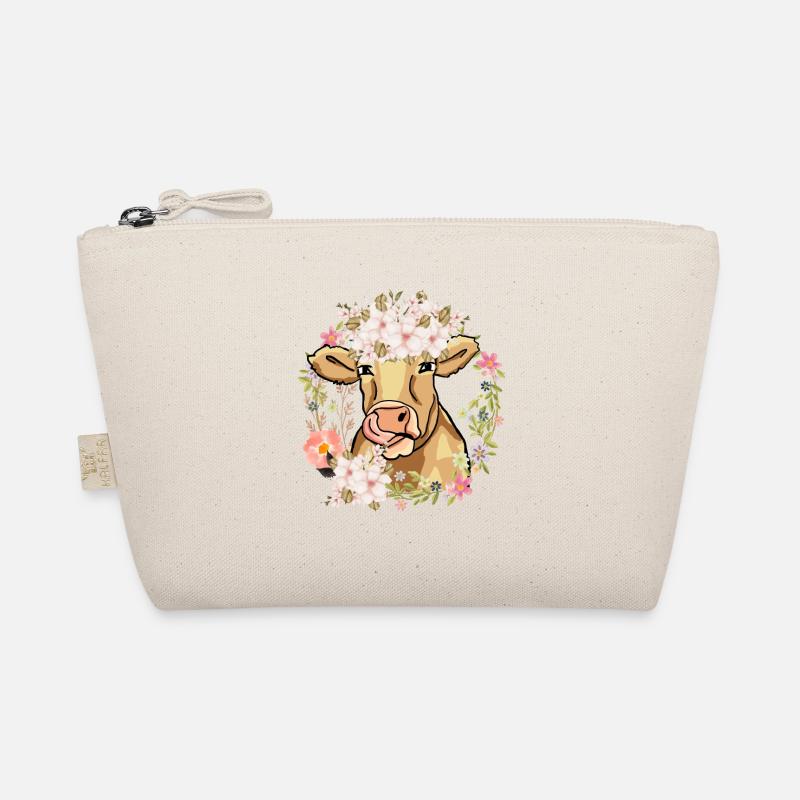 Jolie vache avec couronne de fleurs Trousse biologique