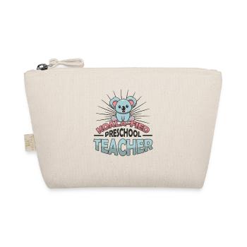 Koala-fied Koala Proud Preschool Teacher - Organic Pouch - nature - Front
