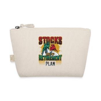 Stocks are my retirement plan - Organic Pouch - nature - Front