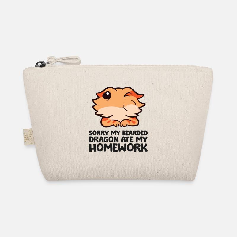 Sorry My Bearded Dragon Ate My Homework Schule Bio-Täschchen