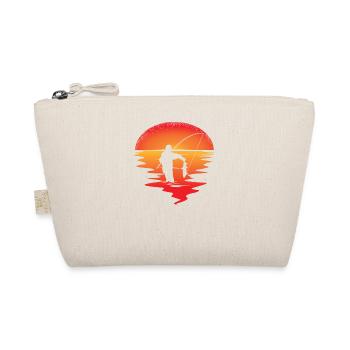 Angler Gift Idea Hobby Fishing - Organic Pouch - nature - Front