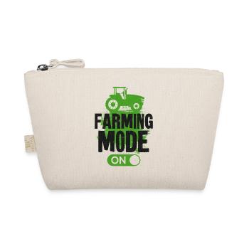 Farming Farmer Vintage Tractor - Bio-Täschchen - Natur - Vorne