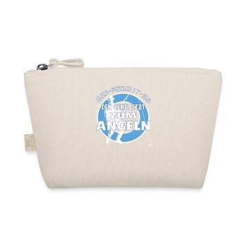 Angler Geschenkidee Hobby Angeln - Bio-Täschchen - Natur - Vorne