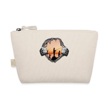 Angler Gift Idea Hobby Fishing - Organic Pouch - nature - Front
