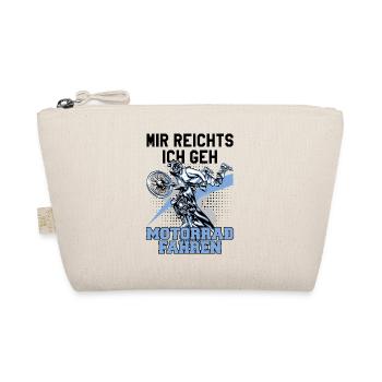 Mir Reichts ich geh Motorrad fahren - Bio-Täschchen - Natur - Vorne