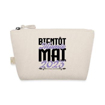 Annonce grossesse. bientôt Mamie Mai 2023. - Trousse biologique - nature - Devant