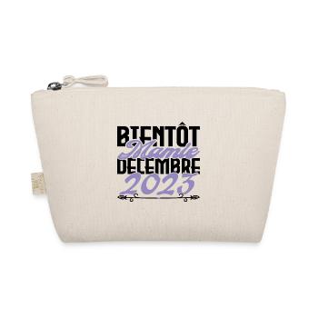 Annonce grossesse. bientôt Mamie Décembre 2023. - Trousse biologique - nature - Devant