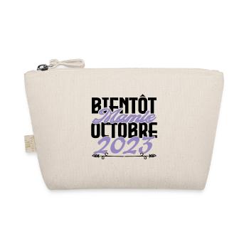 Annonce grossesse. bientôt Mamie Octobre 2023. - Trousse biologique - nature - Devant