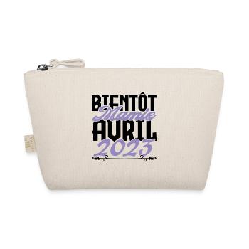 Annonce grossesse. bientôt Mamie Avril 2023. - Trousse biologique - nature - Devant