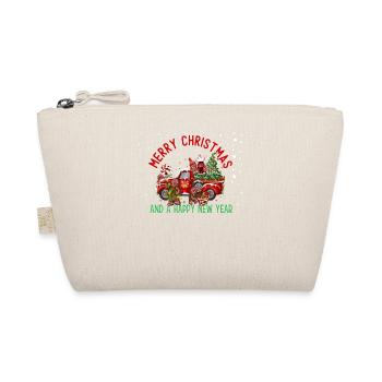 Joyeux Noël Bonne Année Homme en pain d’épices - Trousse biologique - nature - Devant