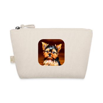 Yorkshire Terrier Welpe - Bio-Täschchen - Natur - Vorne