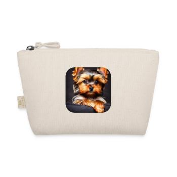 Yorkshire Terrier Welpe - Bio-Täschchen - Natur - Vorne