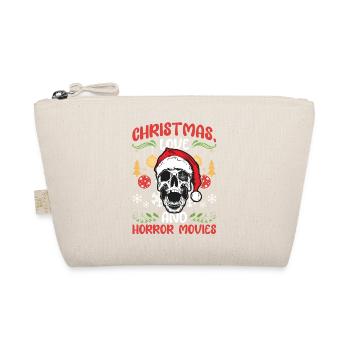 Horror Movie Cinema Santa Christmas Love Horror - Organic Pouch - nature - Front
