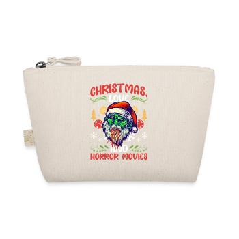 Horror Movie Zombie Santa Christmas Love Horror - Organic Pouch - nature - Front