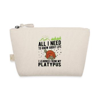 Platypus Gift Platypus - Organic Pouch - nature - Front